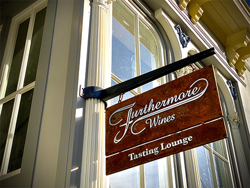 Furthermore Tasting Lounge Sign